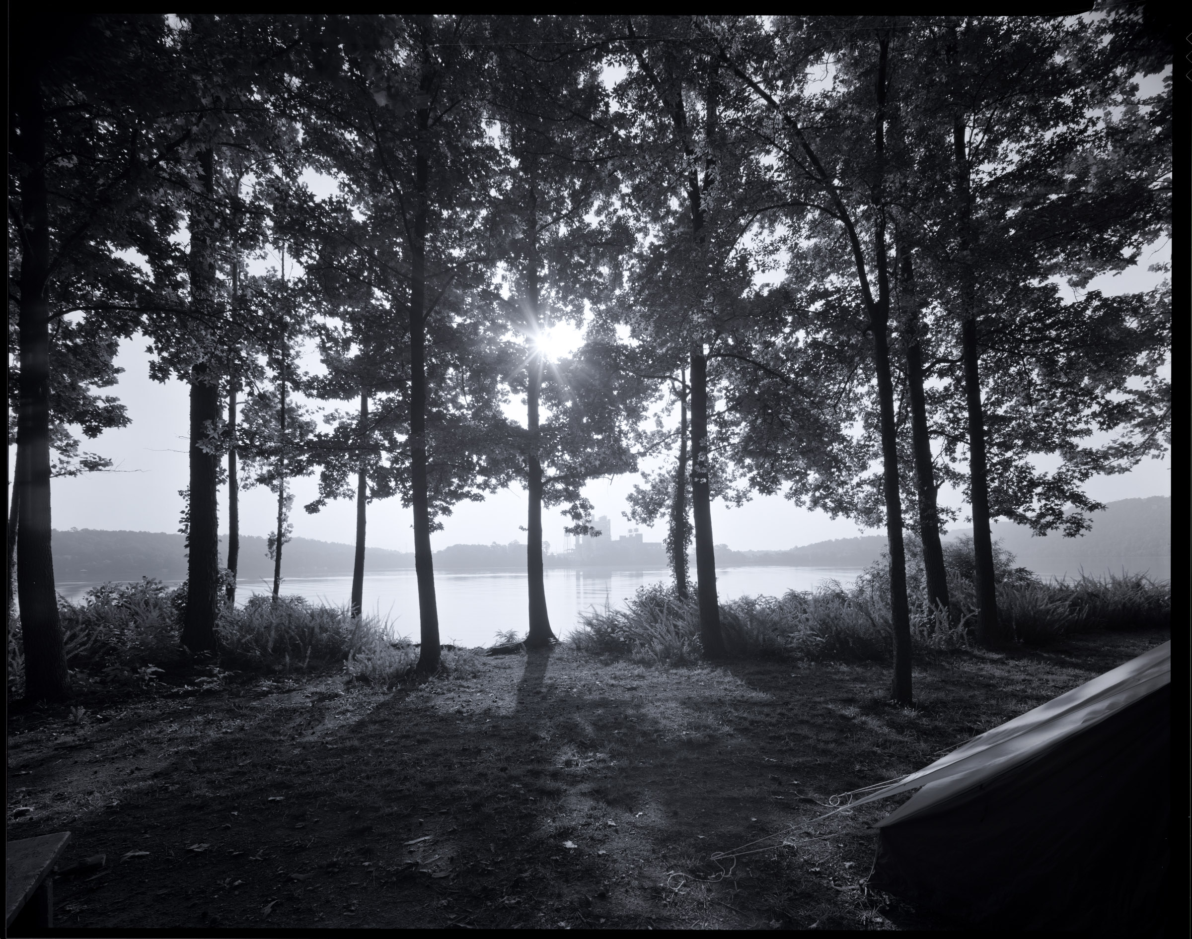 Lake Catherine landscape July 1986